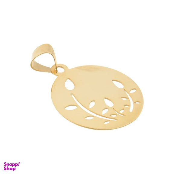 آویز گردنبند طلا 18 عیار زنانه وی وی گلد گالری طرح گندم