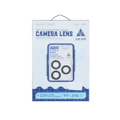 محافظ لنز دوربین موبایل مدل آکام مناسب اپل iPhone 16 Pro / 16 Pro Max