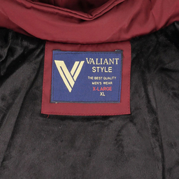 کاپشن مردانه والیانت استایل مدل TC رنگ زرشکی