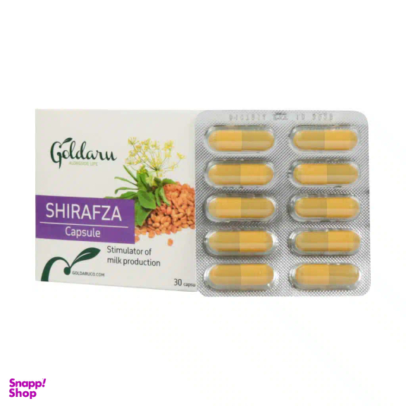 کپسول شیر افزا گل دارو حاوی عصاره رازیانه بسته 30 عددی