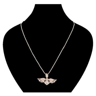 گردنبند نقره زنانه گیرا مدل قلب کد G1032