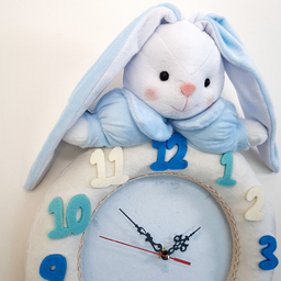 ساعت دیواری کودک نی نی سیس مدل خرگوش کد W-RAB-AB