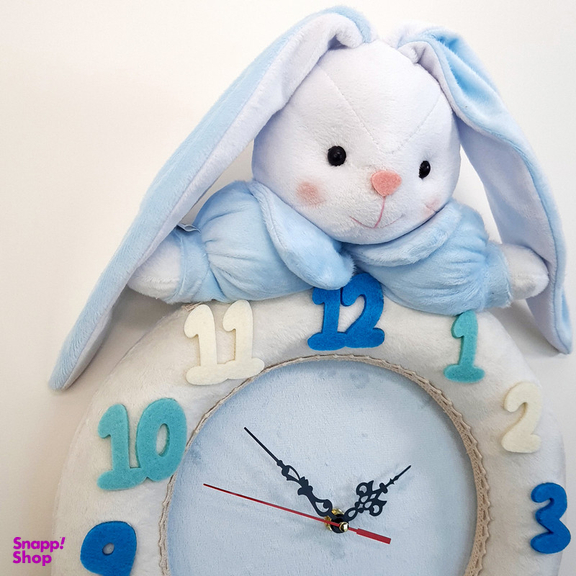 ساعت دیواری کودک نی نی سیس مدل خرگوش کد W-RAB-AB