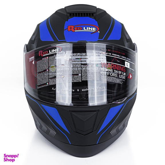 کلاه کاسکت فک متحرک ردلاین مدل 937 طرح blue arrow mt