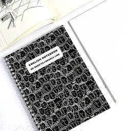 دفتر زبان 60 برگ مدل آدم ها