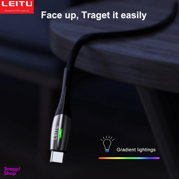 کابل تبدیل USB به لایتنینگ لیتو مدل LD-51 طول 1 متر