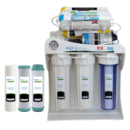 دستگاه تصفیه کننده آب آکوآ اسپرینگ مدل UF SF4800 به همراه فیلتر مجموعه 3 عددی