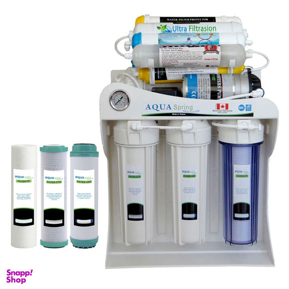 دستگاه تصفیه کننده آب آکوآ اسپرینگ مدل UF SF4800 به همراه فیلتر مجموعه 3 عددی