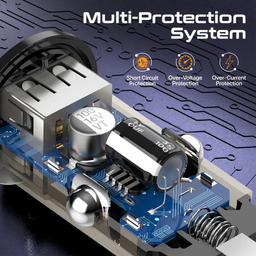 شارژر فندکی 65 وات پرومیت مدل TRANSDRIVE-65W