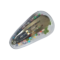 گیره مو دخترانه مدل تق تقی آکواریومی طرح کاکتوس کد 130