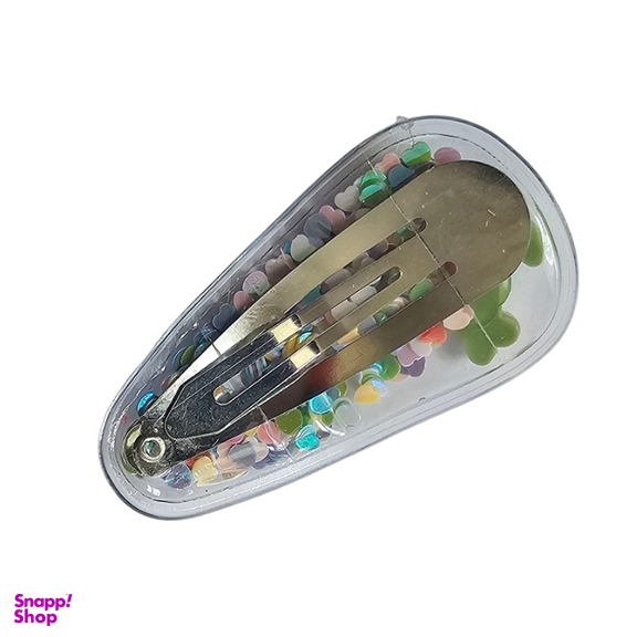گیره مو دخترانه مدل تق تقی آکواریومی طرح کاکتوس کد 130