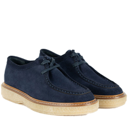 کفش راحتی مردانه چرم مشهد مدل J6330 رنگ سرمه ای