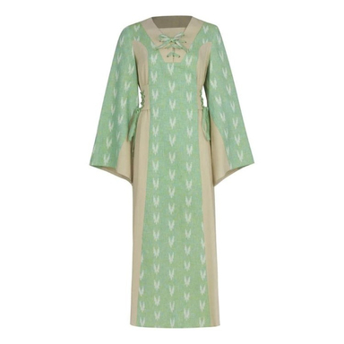 مانتو زنانه گره استایل مدل نیلای رنگ نیلی