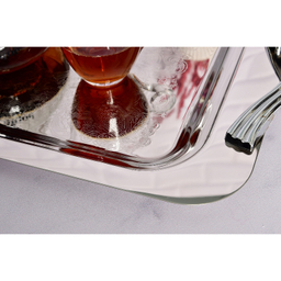 سینی کوچک استیل مات یونیک کد 4038
