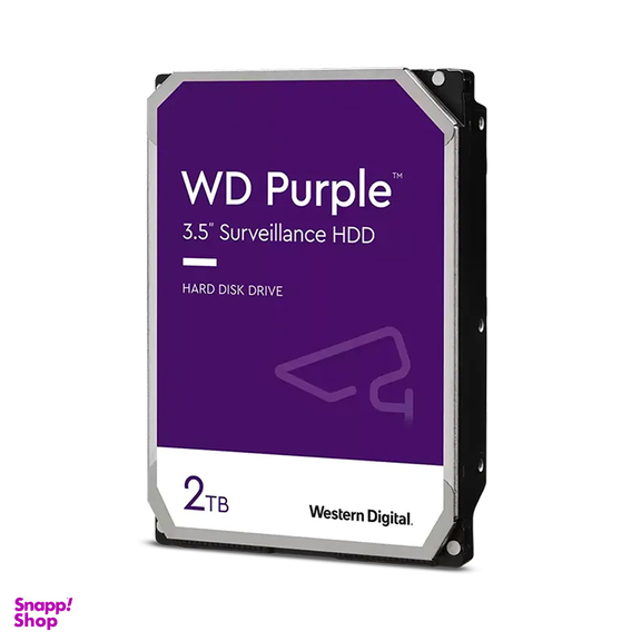 هارد دیسک اینترنال وسترن دیجیتال مدل Purple Surveillance WD23PURZ مناسب دوربین مداربسته