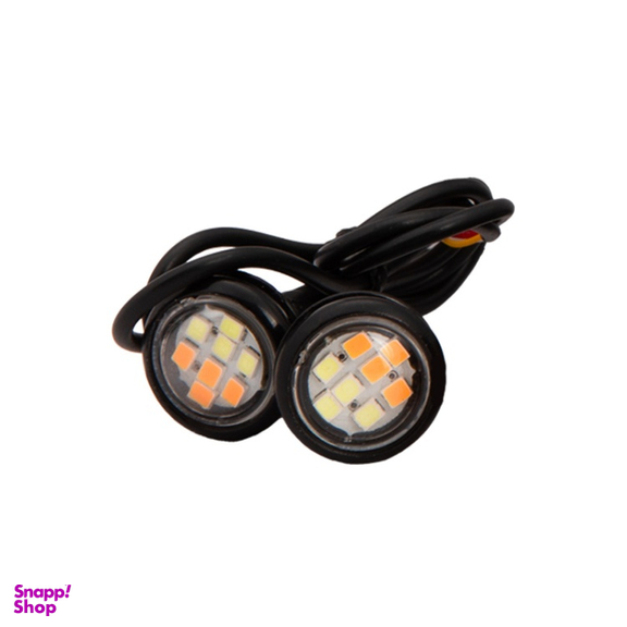 چراغ زیر آینه خودرو کالانیکس مدل CHR-EYGELICE-100180 طرح راهنما دار مجموعه 2 عددی