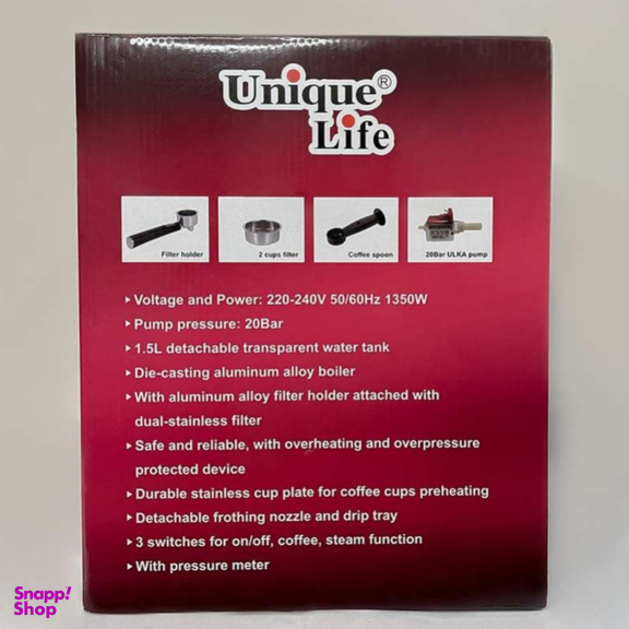 اسپرسوساز خانگی یونیک لایف مدل UL-6928
