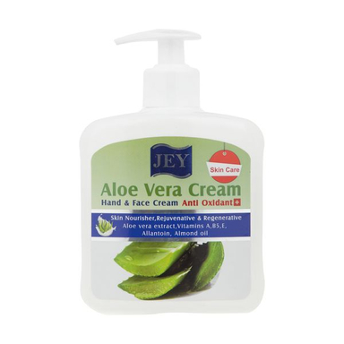 کرم نرم کننده و تقویت کننده پوست جی مدل Aloe Vera حجم 450 میلی لیتر