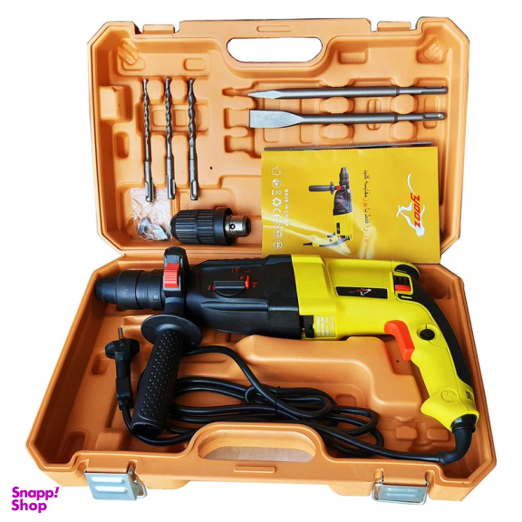 دریل بتن کن یوز مدل YP-3KARE-950W مجموعه 9 عددی