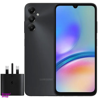 گوشی موبایل سامسونگ مدل Galaxy A05s دو سیم کارت ظرفیت 128 گیگابایت و رم 6 گیگابایت به همراه شارژر سامسونگ رنگ مشکی