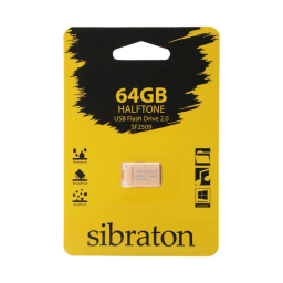 فلش مموری سیبراتون مدل USB 2.0 SF2509 Halftone ظرفیت 64 گیگابایت