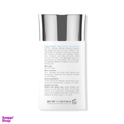 کرم ضد آفتاب بی رنگ برایت مکس مدل آکوا فیوژن با +SPF50 حجم 50 میلی لیتر بسته 2 عددی