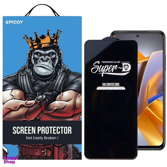 محافظ صفحه نمایش اپیکوی مدل Super 5D مناسب برای گوشی موبایل شیائومی Redmi Note 11 Global /4G / Note 11S 4G Global/Note 10 4G Global / Note 10S / Note 11 SE / Poco M5s
