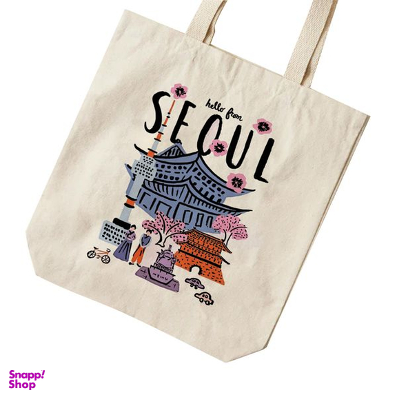 ساک خرید ترمه طراحان ایده مدل پترن سئول کد strm0625 - S