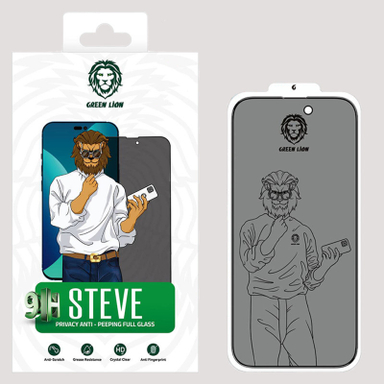 محافظ صفحه نمایش حریم شخصی گرین مدل Steve Privacy مناسب برای گوشی موبایل اپل iPhone 13 pro max /14 Plus