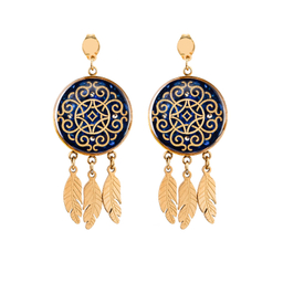 گوشواره زنانه الون مدل آویز دار مهوا کد P06220008003A