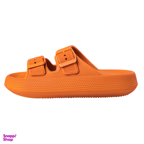 دمپایی سگکی زنانه و مردانه مدل کاسپین رنگ نارنجی