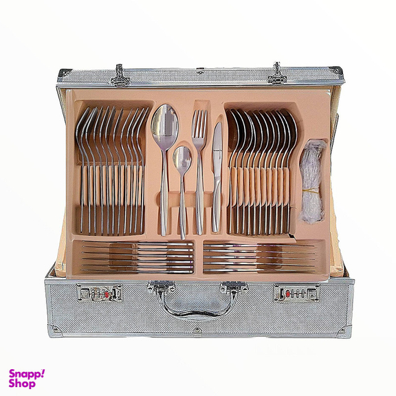 سرویس قاشق و چنگال 128 پارچه وینکس مدل STAINLEES-STEEL