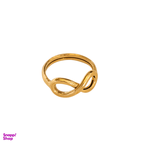 انگشتر طلا 18 عیار زنانه طرح بی نهایت کد 8877