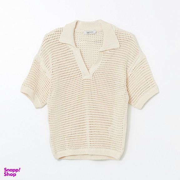 پلیور زنانه ال سی وایکیکی مدل TUK464 رنگ کرم