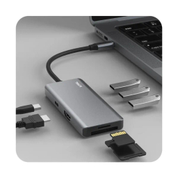 هاب جی سی پال مدل USB-C 7-Port Hub JCP6300