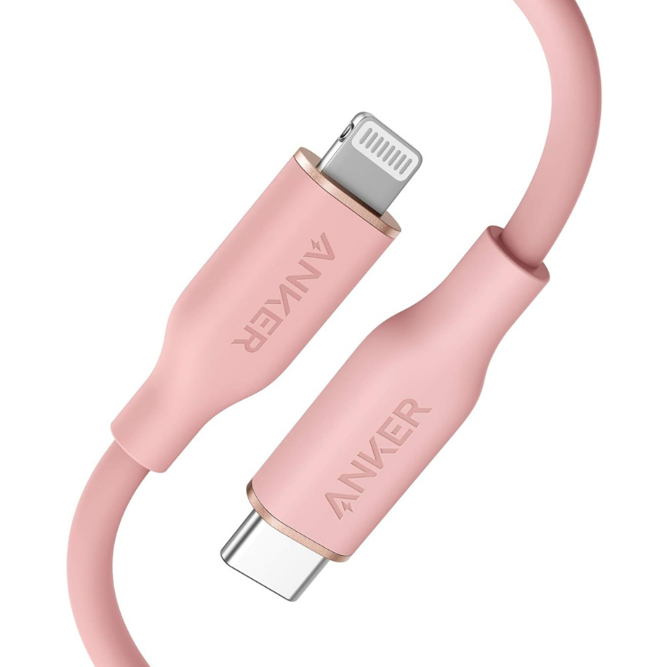 کابل دیتا Lightning به Type-C انکر مدل PowerLine III Flow طول 1.8 متر