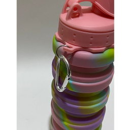 قمقمه سیلیکونی مدل تاشو کد GHCAB گنجایش 0.5 لیتر