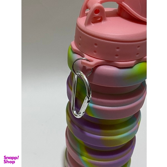 قمقمه سیلیکونی مدل تاشو کد GHCAB گنجایش 0.5 لیتر