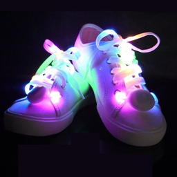 بند کفش نئونی مدل Mixedlight رنگ سفید