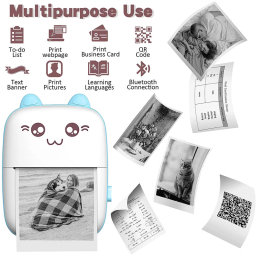 مینی پرینتر حرارتی قابل حمل مدل خرگوشی