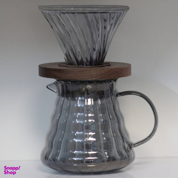 قهوه ساز یونیک لایف مدل V60 به همراه سرور
