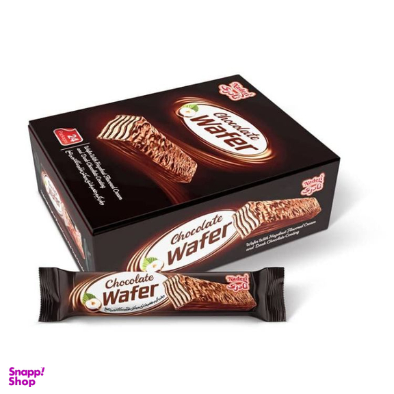ویفر فندقی با روکش کاکائویی نادری بسته 24 عددی