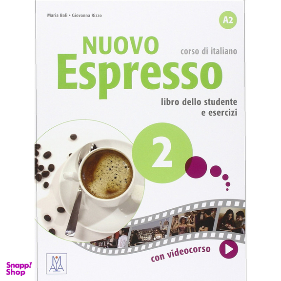 کتاب Nuovo Espresso A2 اثر Giovanna Rizzo انتشارات آلما اديزونی به همراه سی دی