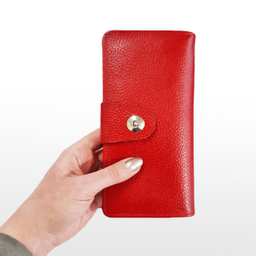 کیف پول چرم سهند چرم مدل کاملیا