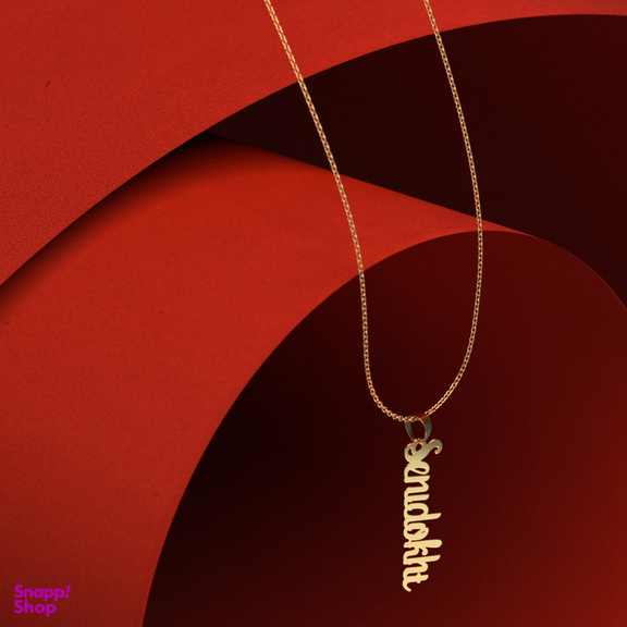 گردنبند طلا 18 عیار زنانه مدوپد مدل senidokht