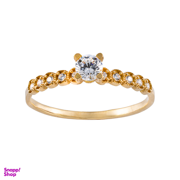 انگشتر طلا 18 عیار زنانه جواهری سون کد 2728