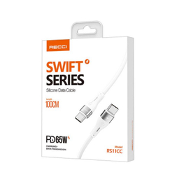 کابل شارژ 65 وات Type-C رسی مدل RS11CC طول 1 متر