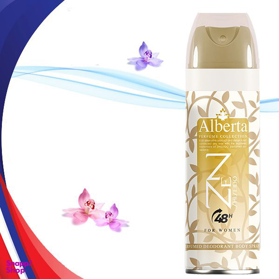 اسپری بدن زنانه آلبرتا مدل Zen-SHISEIDO حجم 200 میلی لیتر