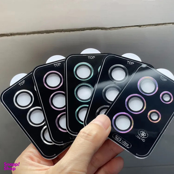 محافظ لنز دوربین بوف مدل HD-ColorLenz-G مناسب برای گوشی موبایل سامسونگ Galaxy S23 Ultra