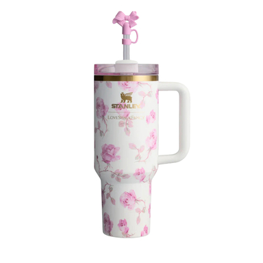 تراول ماگ استنلی مدل tumbler سفید جعبه کادویی ظرفیت 1180 میلی لیتر